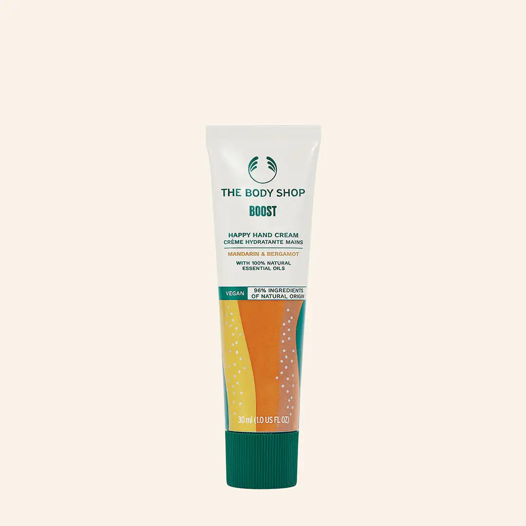 Crema de manos Boost Mandarina & Bergamota para hidratar la piel seca